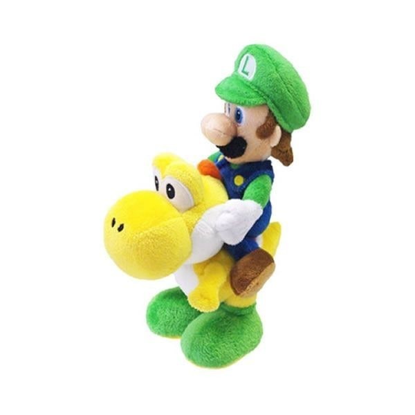 Super Mario Bros Luigi / Yoshi pluche knuffel 22 cm Super Mario Bros Luigi / Yoshi pluche knuffel 22 cm