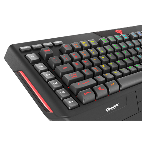 Genesis Rhod 600 - RGB Gaming toetsenbord US layout