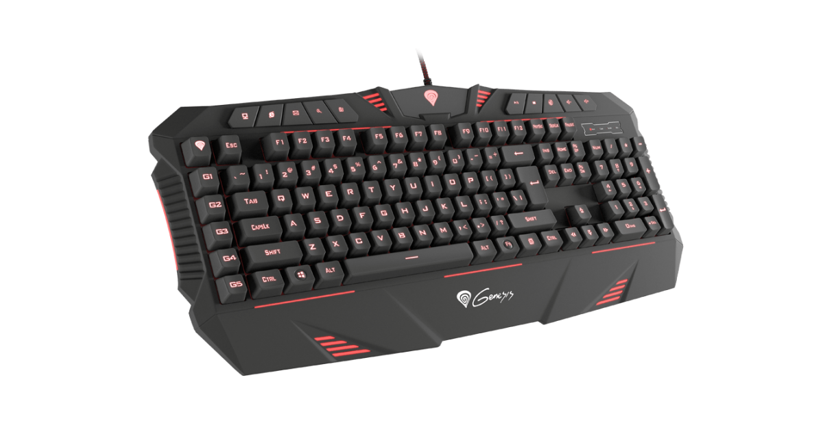 Genesis RX66 QWERTY Gaming Toetsenbord - Zwart