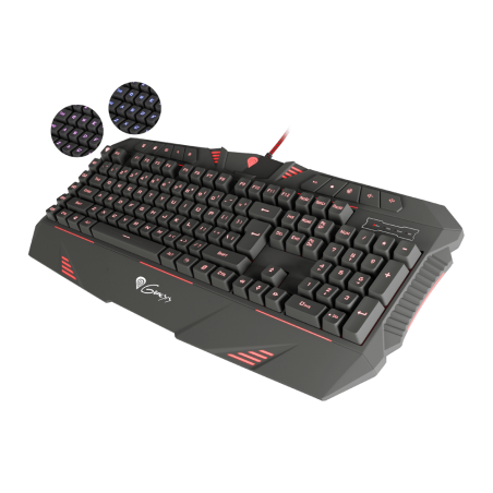 Genesis RX66 QWERTY Gaming Toetsenbord - Zwart