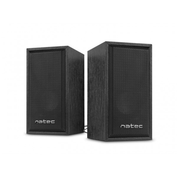 Natec Panther 2.0 Speaker - usb- zwart Natec Panther 2.0 Speaker - usb- zwart