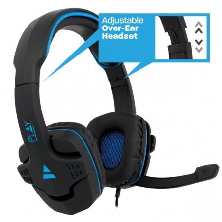 EWENT PL3320 Comfortabele over-ear Gaming Headset