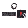 White Shark Comanche Gaming Combo Pakket - Rood