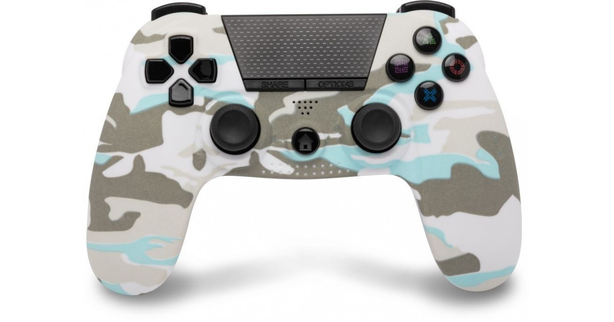 PlayStation4 draadloze controller met koptelefoon aansluiting - Snow White Camo