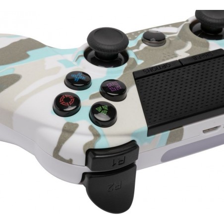 PlayStation4 draadloze controller met koptelefoon aansluiting - Snow White Camo