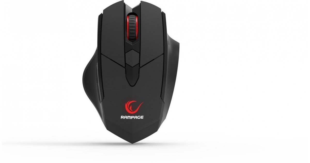 Rampage Hawker Draadloze Gaming Muis SMX-R12 - 4800 DPI- Zwart