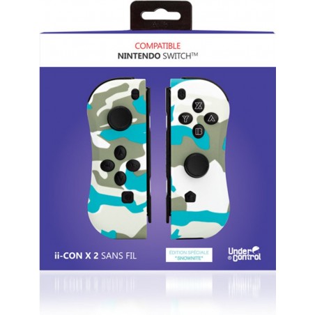 Under Control - Nintendo Switch ii-con Controller stippen - Snow white camo