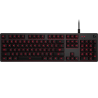 Logitech G413 toetsenbord USB QWERTY Amerikaans Engels Zwart