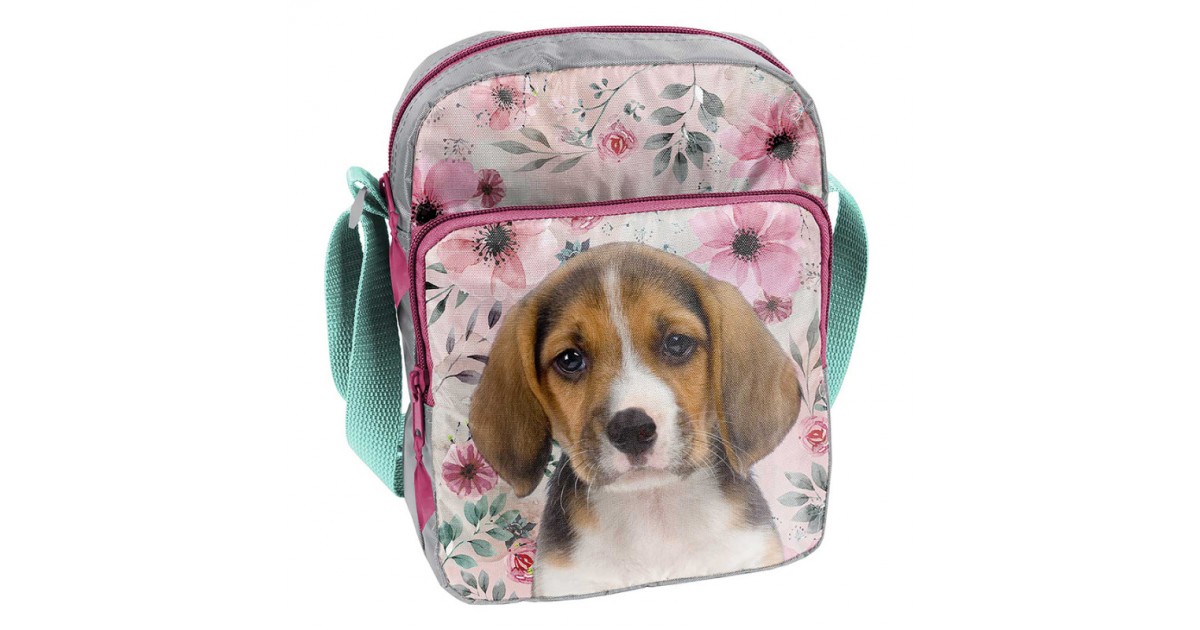 Schoudertas - Klein - Beagle- voor Meisjes - 24 cm